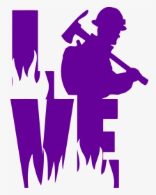 Collection Of Free Gire - Love Firefighter Decal, HD Png Download, Free Download