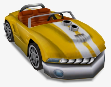 Crash Tag Team Racing Yellow Horde - Crash Tag Team Racing Car, HD Png Download, Free Download