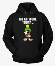 Marvin The Martian My Attitude Today T-shirt - Ovo Big Owl Hoodie, HD Png Download, Free Download