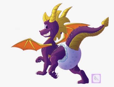 Spyro"s Butt - Cartoon, HD Png Download, Free Download