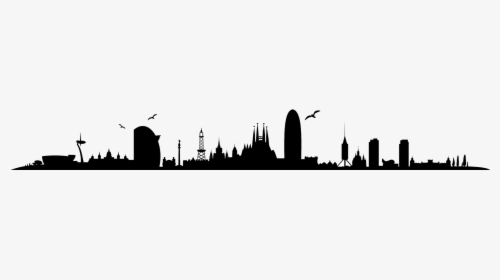 About Us - Barcelona Skyline Silhouette Png, Transparent Png, Free Download