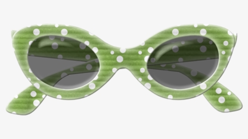 Hand-painted Cartoon Sunglasses Png Download - Reflection, Transparent Png, Free Download