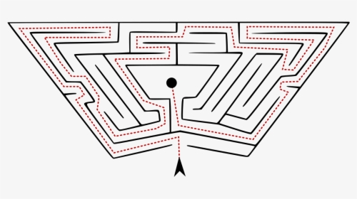 Hampton Court Maze Solution, HD Png Download, Free Download