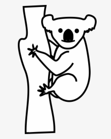 Koala Clipart Black And White, HD Png Download, Free Download