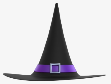 Black And Purple Witch Hat Png Clipart Image - Transparent Background Witch Hat Clipart, Png Download, Free Download