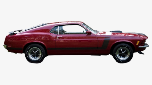 Red Muscle Car Transparent, HD Png Download, Free Download