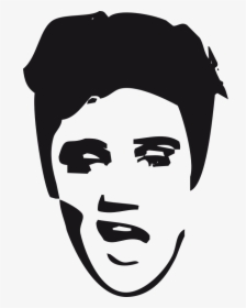 Elvis Face - Elvis Presley Drawing Easy, HD Png Download, Free Download