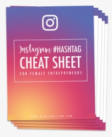 Instagram Hashtag Cheat Sheet - Instagram Cheat Sheet, HD Png Download, Free Download