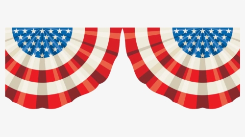 Patriotic Flag Clipart Transparent - American Flag Banner Png, Png Download, Free Download
