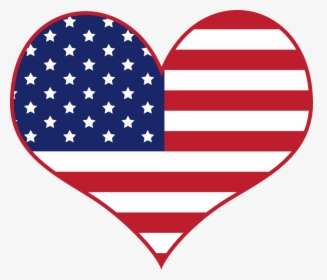 Heart American Flag, HD Png Download, Free Download