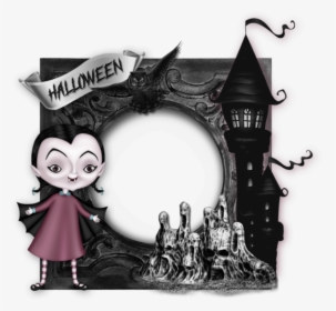 Cadre Photo Halloween, Gothique / Gothic Frame Png - Cartoon, Transparent Png, Free Download