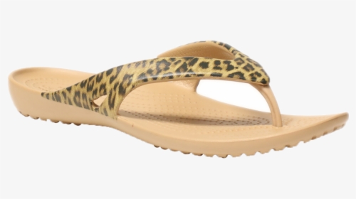 Crocs Kadee Ii Leopard Print 202559 Gold - Ballet Flat, HD Png Download, Free Download