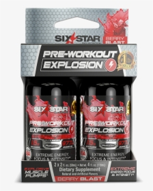 Pre-workout Explosion Shot - Six Star, HD Png Download, Free Download