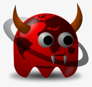 Horn Clipart Demon Horn - Animal Pac Man Ghost, HD Png Download, Free Download