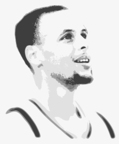 Stephen Curry Black And White, HD Png Download, Free Download