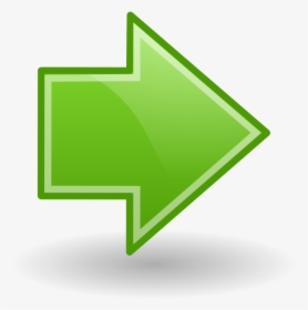 Yes - Green Right Arrow Png, Transparent Png, Free Download