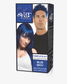 Best Hairstyles, Looks, Trends, 2018, 2019, - Blue Splat Hair Color, HD Png Download, Free Download