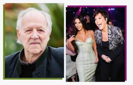 Werner Herzog And Kim And Kris Kardashian - Werner Herzog, HD Png Download, Free Download