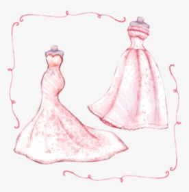 Bride Painting Transprent Png Free Download Pink - Illustration, Transparent Png, Free Download