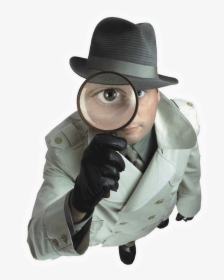Man With Magnifying Glass, HD Png Download, Free Download