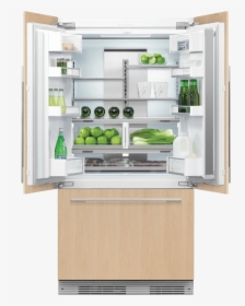 Fisher & Paykel Integrated French Door Refrigerator - Fisher And Paykel Integrated Fridge, HD Png Download, Free Download