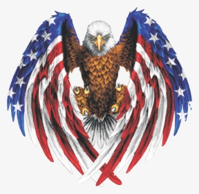 Eagle Logo - Eagle American Flag, HD Png Download, Free Download