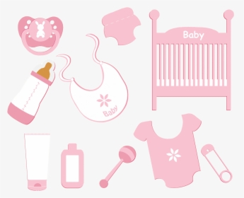 Baby Girl Accessories Clipart Png - Baby Clip Art, Transparent Png, Free Download