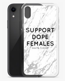 Ht Supportdopefemales Whitegreymarble Phonecase Mockup, HD Png Download, Free Download