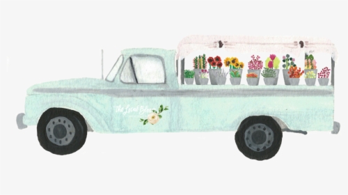 Lb Flower Truck Copy - Pickup Truck, HD Png Download, Free Download