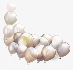 Gold And Silver Balloon Png, Transparent Png, Free Download