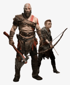 Gow Kratos And Boy - Kratos God Of War 4 Png, Transparent Png, Free Download