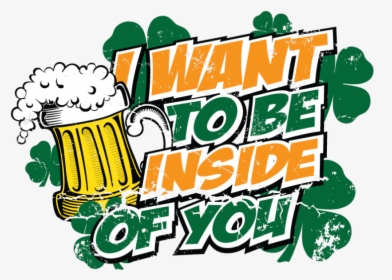 Funny St Patricks Day Drinking Irish Slainte - Illustration, HD Png Download, Free Download