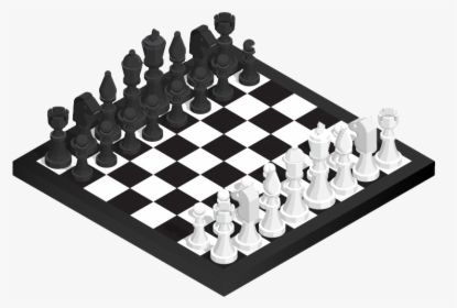 Chess Transparent Images - Chess Clipart Black And White, HD Png Download, Free Download