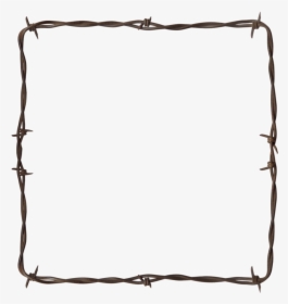 Barbwire Png Image - Clip Art Barbed Wire Frame, Transparent Png, Free Download