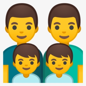 Family Man Man Boy Boy Icon - Emoji Family, HD Png Download, Free Download