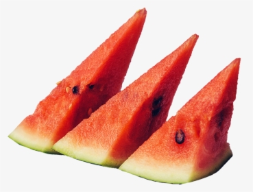 Melon Melon Pieces Fruit Free Photo - 3 Slices Of Watermelon, HD Png Download, Free Download