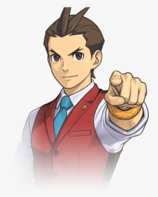 Ace Attorney Clipart Png - Ace Attorney Apollo Png, Transparent Png, Free Download