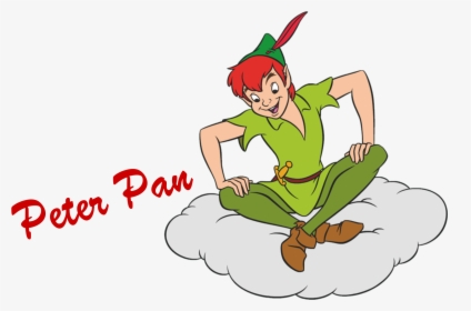 Peter Pan Photo Background - Peter Pan On A Cloud, HD Png Download, Free Download