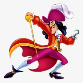 Captain Hook Gallery Pinterest - Captain Hook Peter Pan Characters, HD Png Download, Free Download