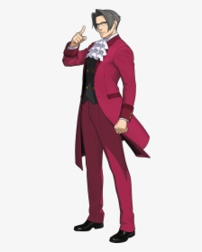 Ace Attorney Miles Edgeworth Spirit Of Justice, HD Png Download, Free Download