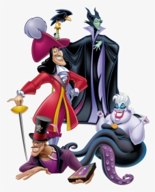 Transparent Disney Villain Clipart - Captain Hook Cartoon Characters, HD Png Download, Free Download