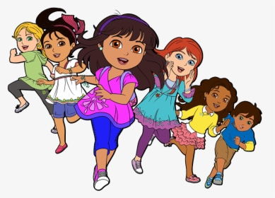 Dora And Friends - Friends Image In Cartoon, HD Png Download, Free Download