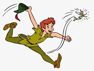 Clip Art Peter Pan And Tinker Bell, HD Png Download, Free Download