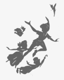 Silhouette Peter Pan Png , Png Download - Disney Peter Pan Silhouette, Transparent Png, Free Download