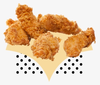 Crunchy Tenders Website Menu-01 - Fried Chicken Wing Png, Transparent Png, Free Download