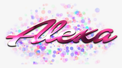 Alexa Name Logo Bokeh Png - Anastasia Name, Transparent Png, Free Download