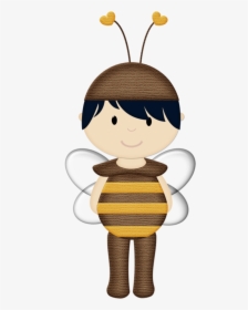 Boy Bumble Bee Clip Art - Bumble Bee Boy Clipart, HD Png Download, Free Download