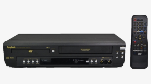 Symphonic Wf803 Dvd Vcr Combo Player - Dvd Player, HD Png Download, Free Download
