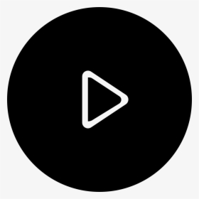 Play Black Circular Button - Video, HD Png Download, Free Download