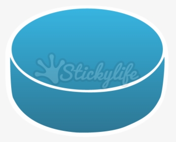 Hockey Puck Static Cling - Circle, HD Png Download, Free Download